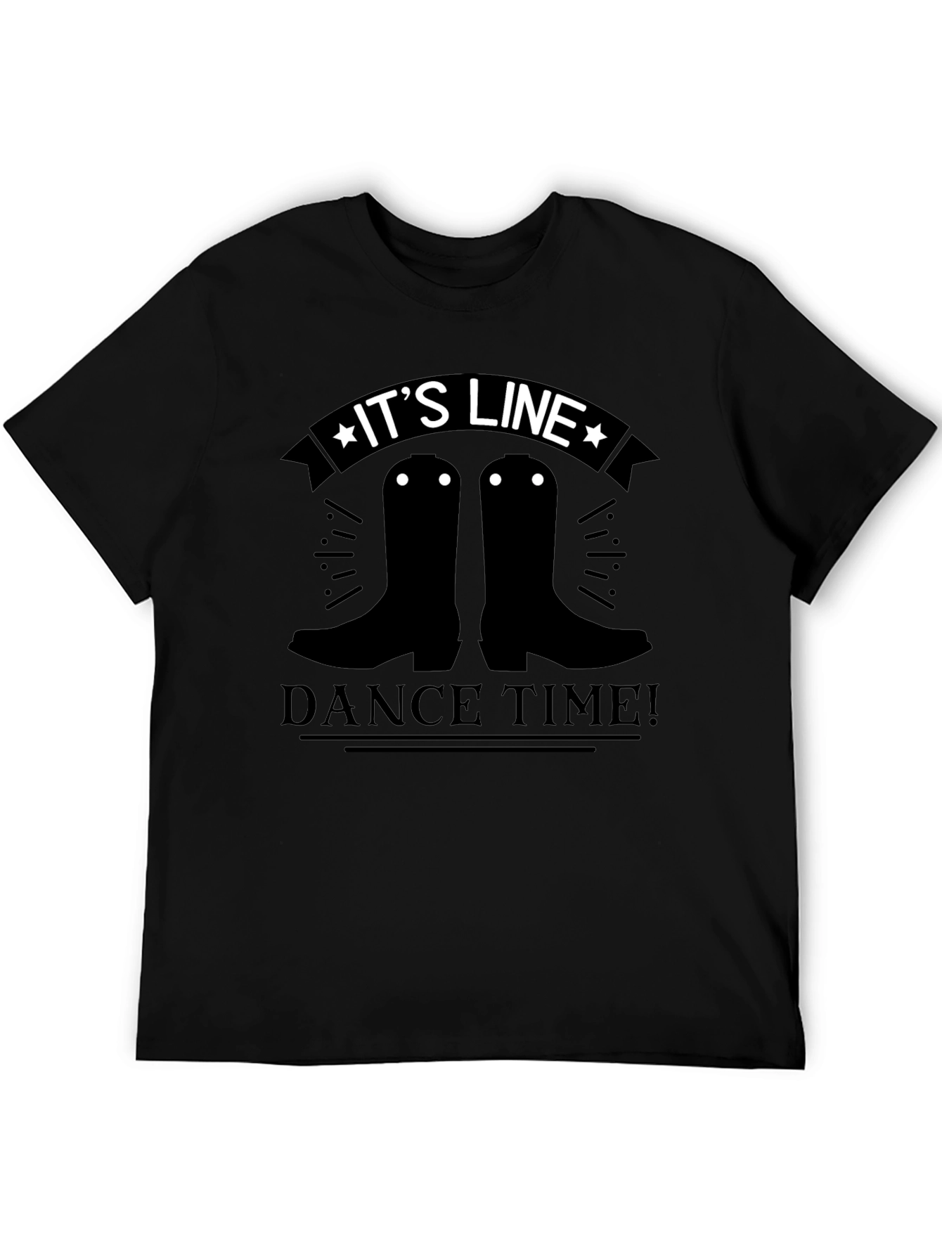 Line Dance Time T-Shirt - Country Western Style