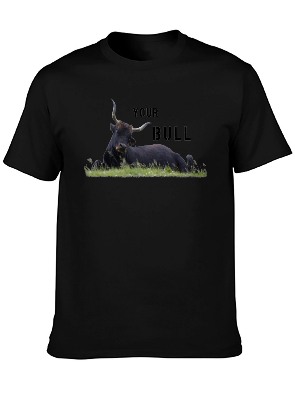 Your Bull Graphic T-Shirt - Mens Black Tee