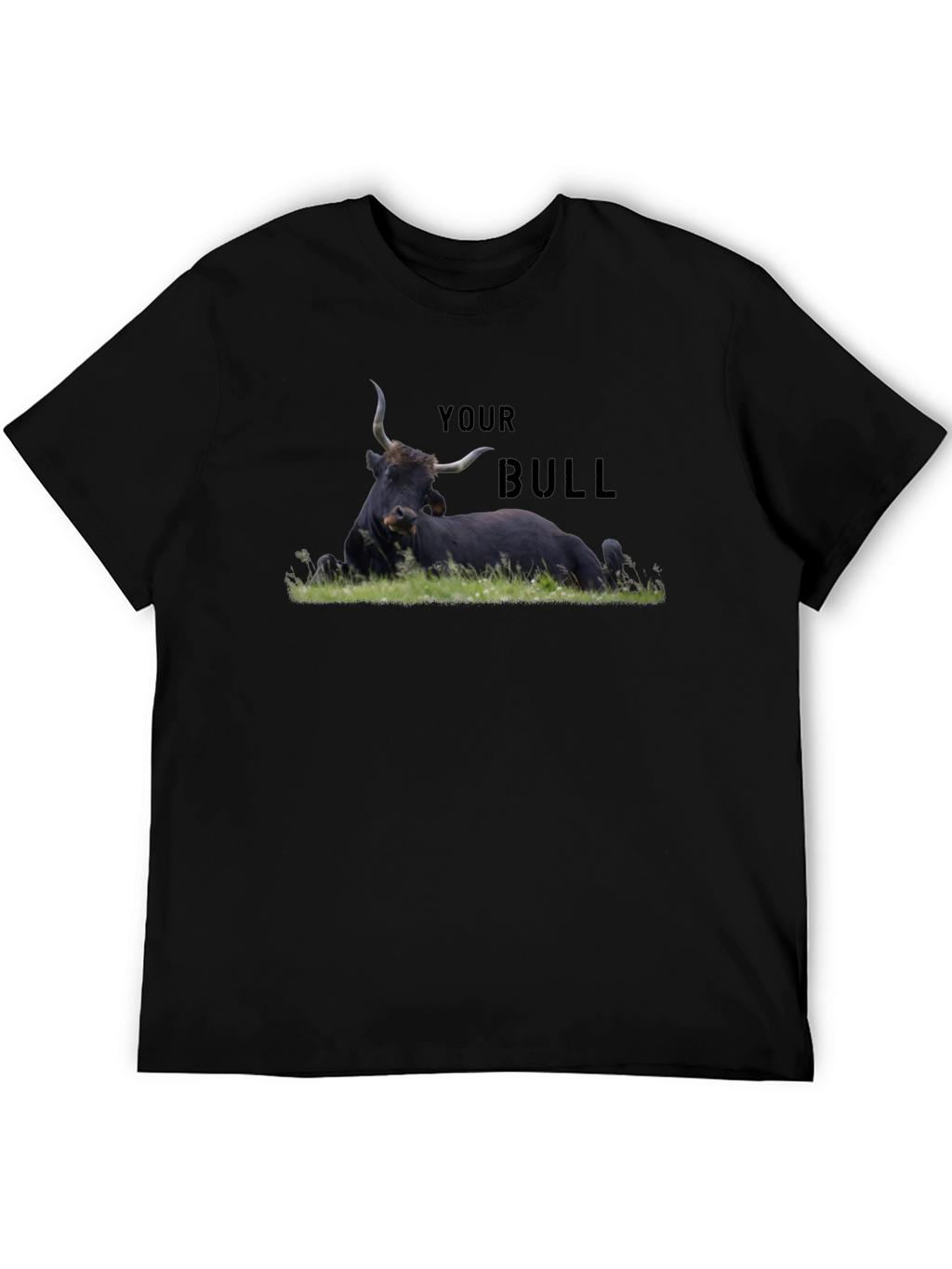 Your Bull Graphic T-Shirt - Mens Black Tee