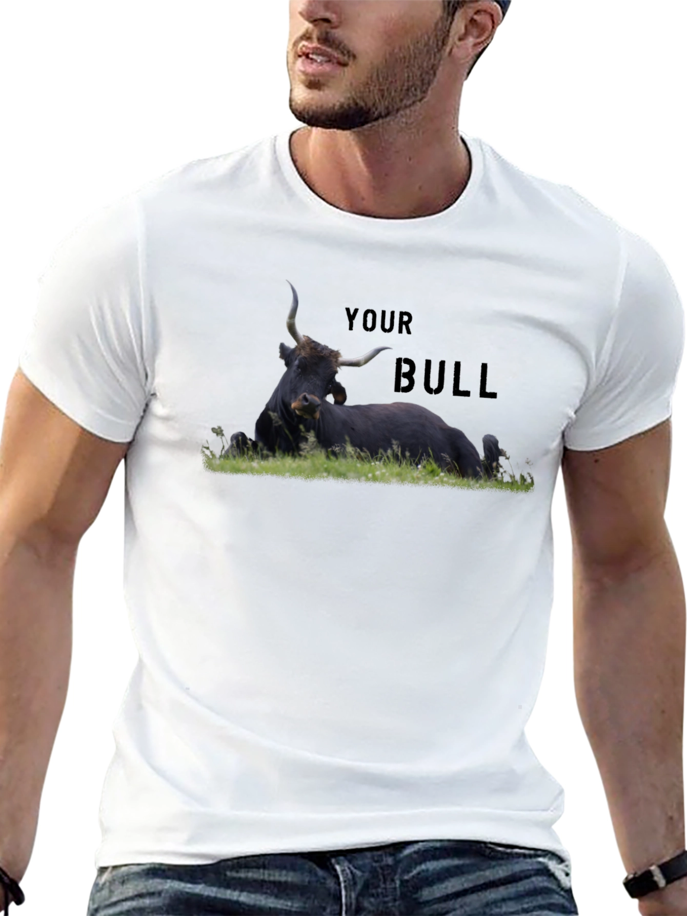 Your Bull Graphic T-Shirt - Mens Black Tee