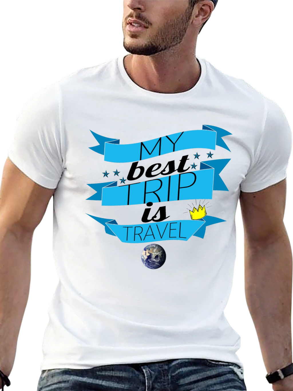 My Best Trip is Travel Graphic T-Shirt