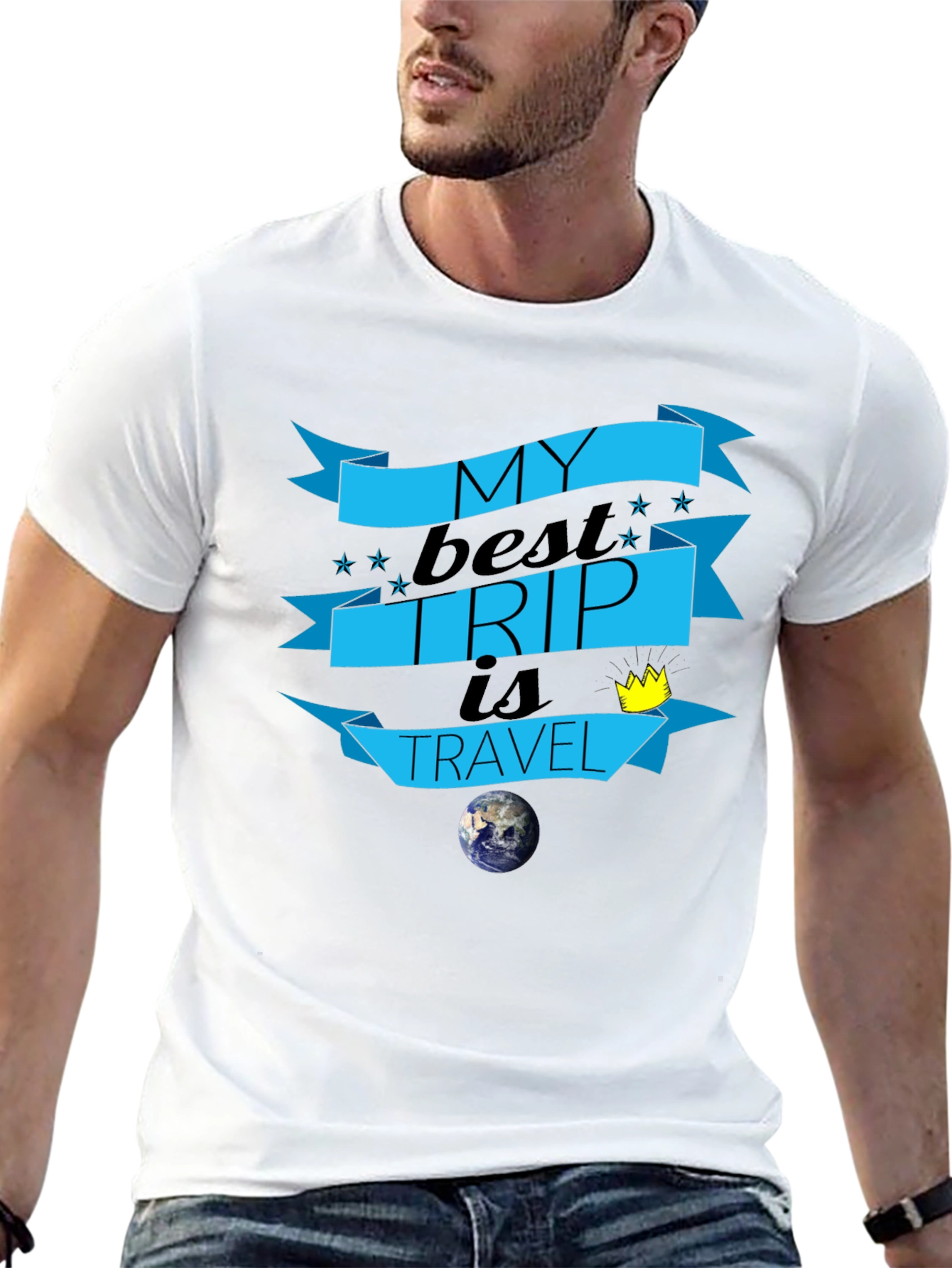 My Best Trip is Travel Graphic T-Shirt