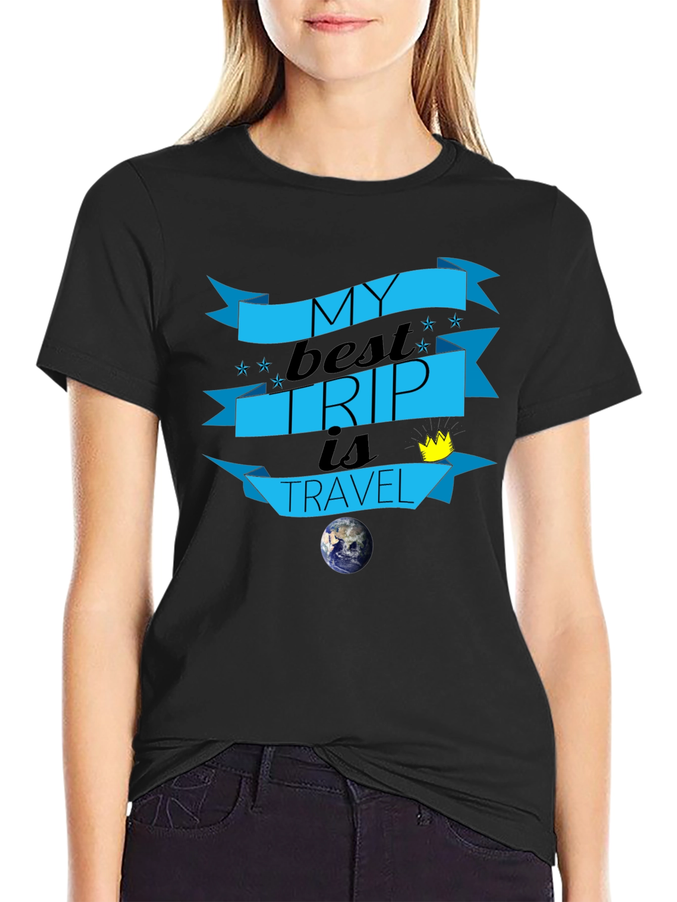 My Best Trip is Travel Graphic T-Shirt