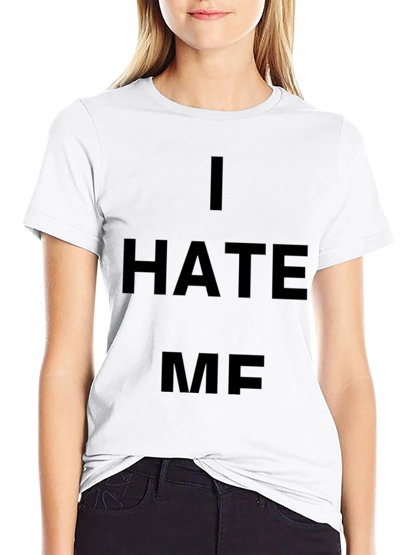 I HATE ME Graphic Tee - Black