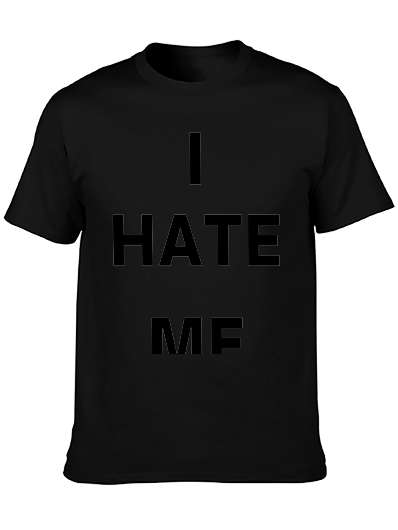 I HATE ME Graphic Tee - Black