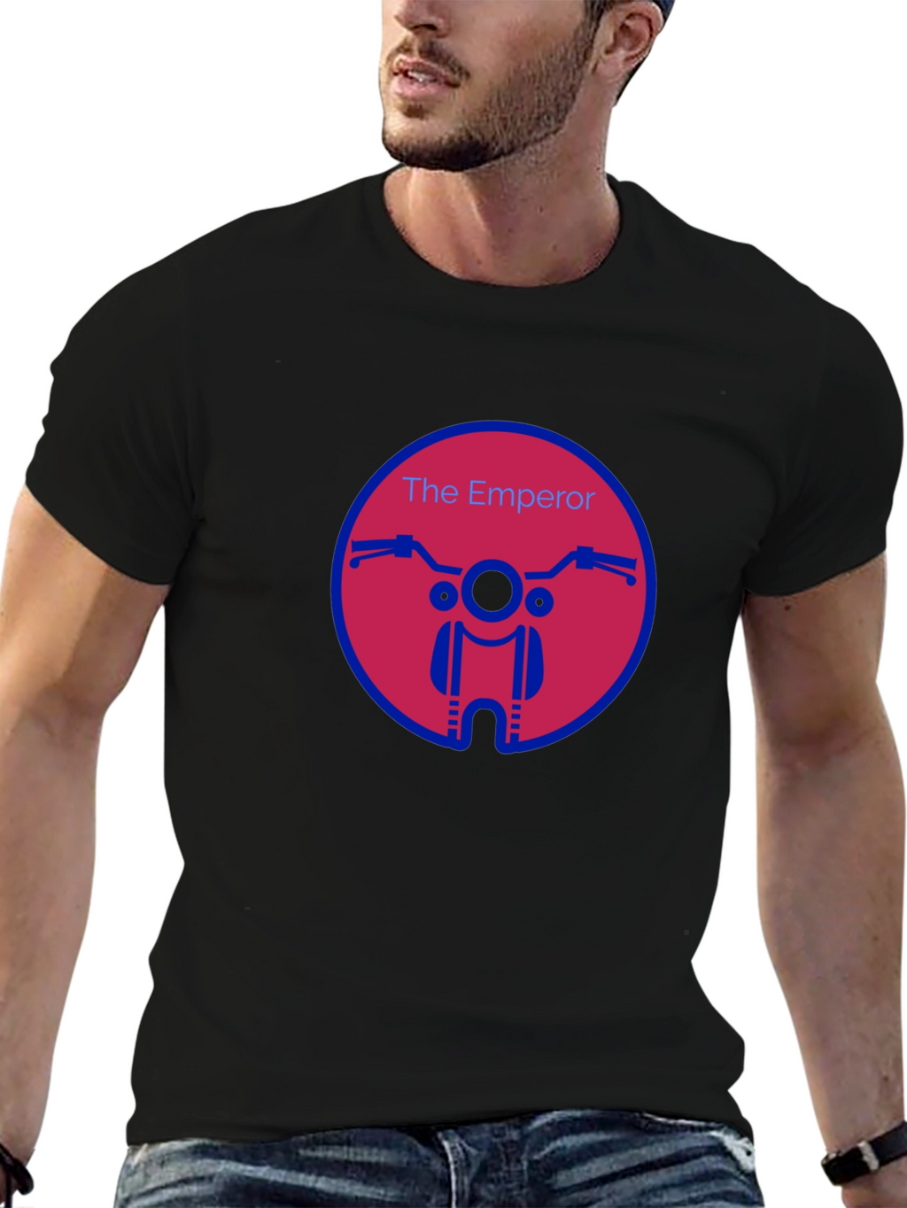 The Emperor Graphic T-Shirt - Black