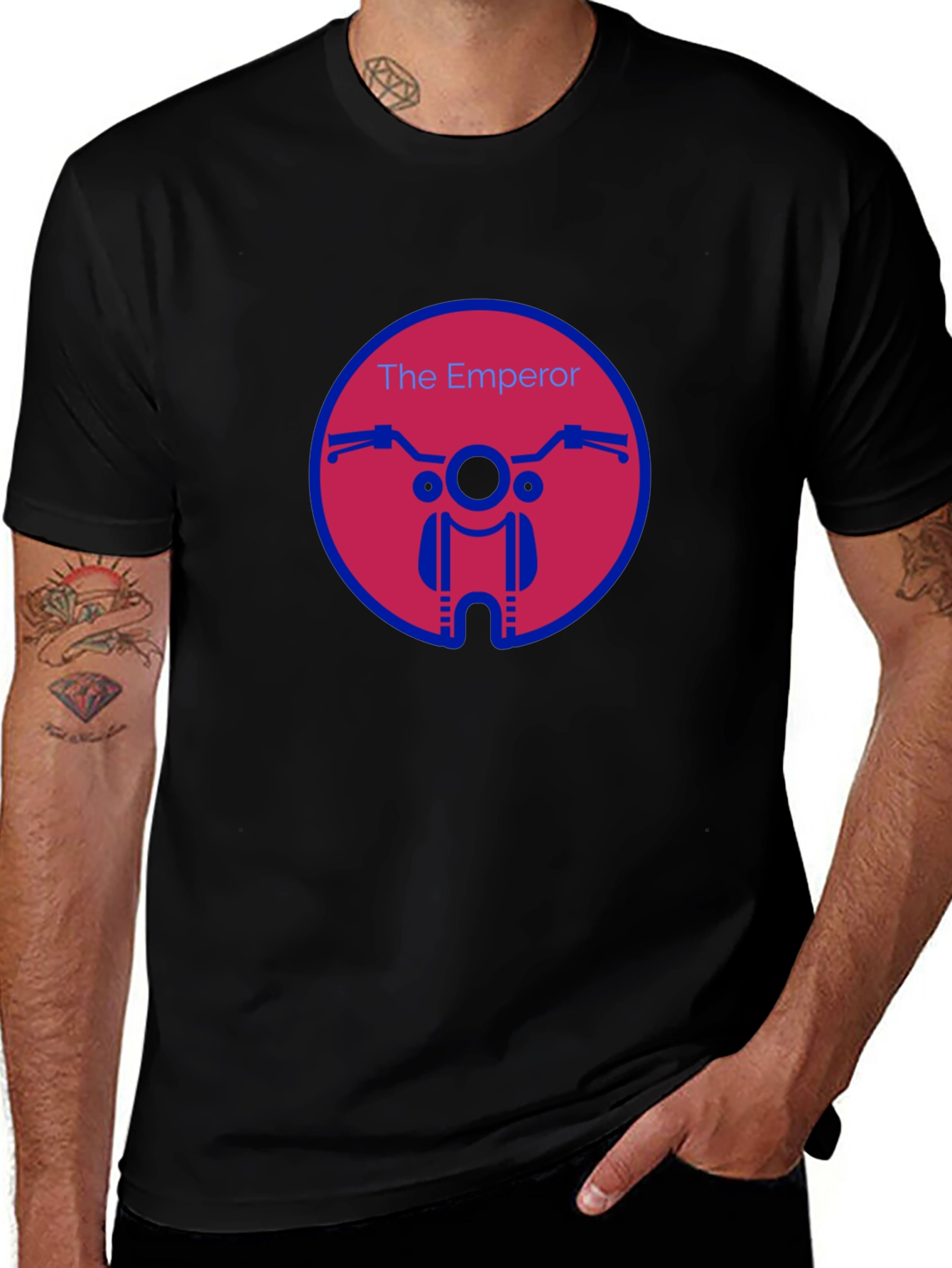 The Emperor Graphic T-Shirt - Black