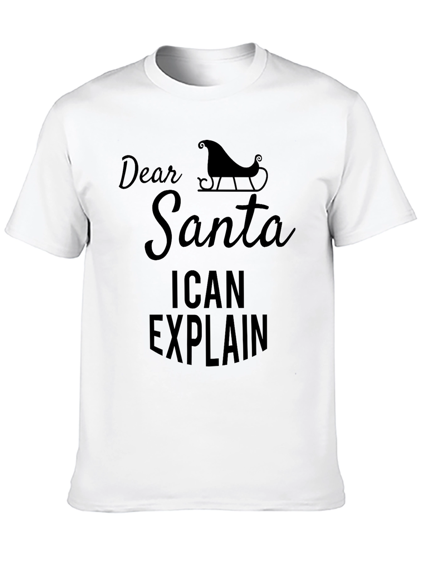 Dear Santa I Can Explain Funny Christmas T-Shirt