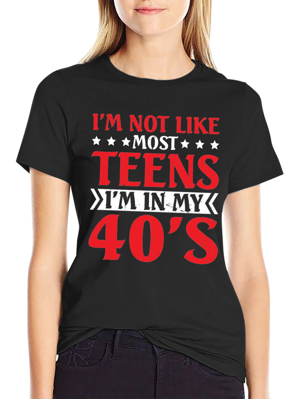 Im Not Like Most Teens T-Shirt 40s