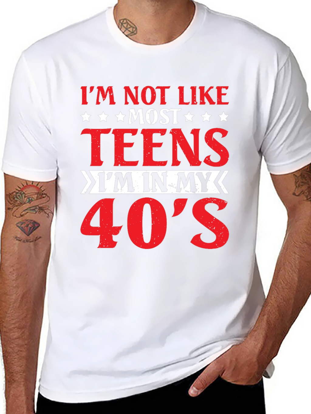 Im Not Like Most Teens T-Shirt 40s