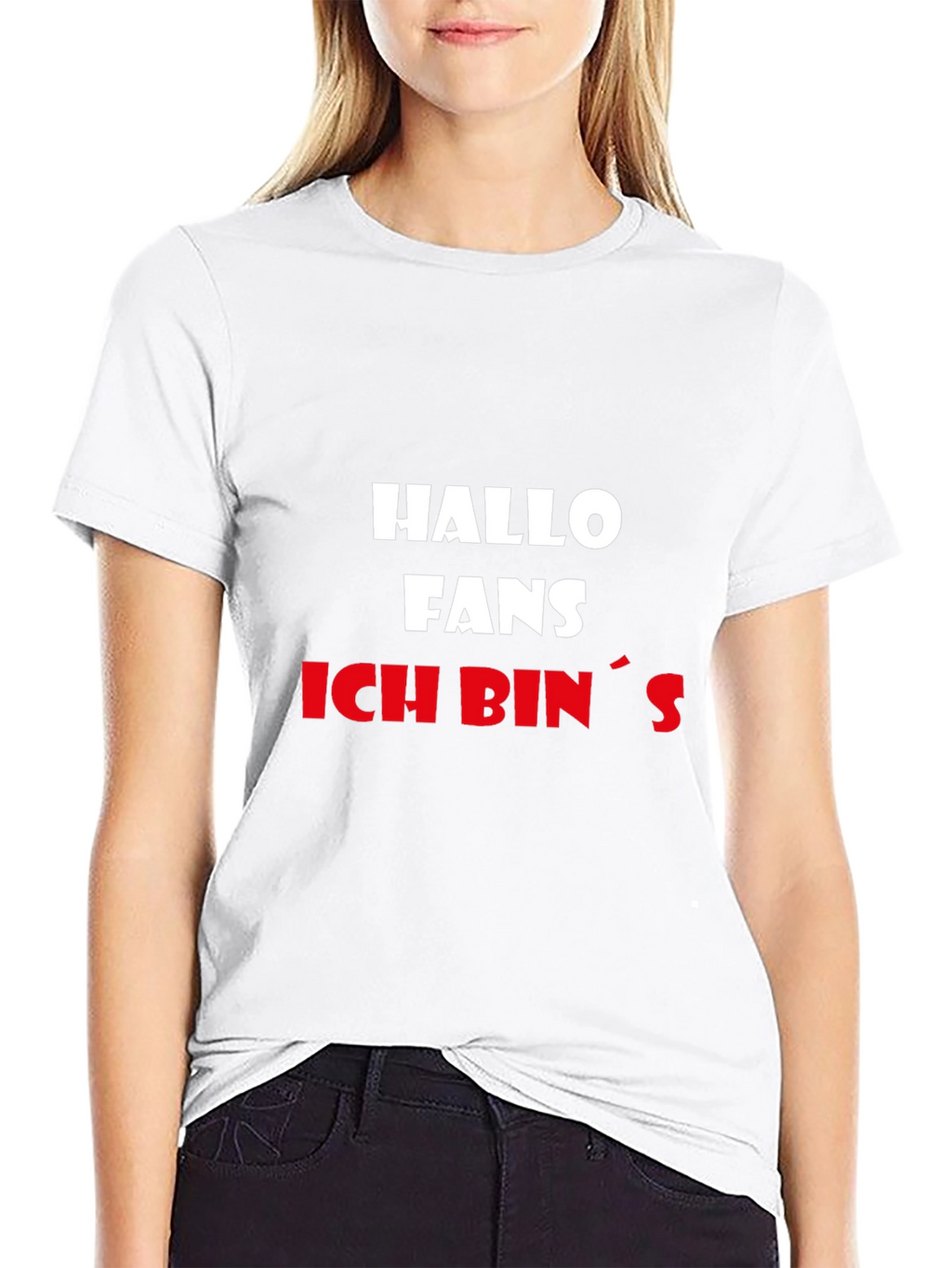Hallo Fans T-Shirt - Mens Black Graphic Tee