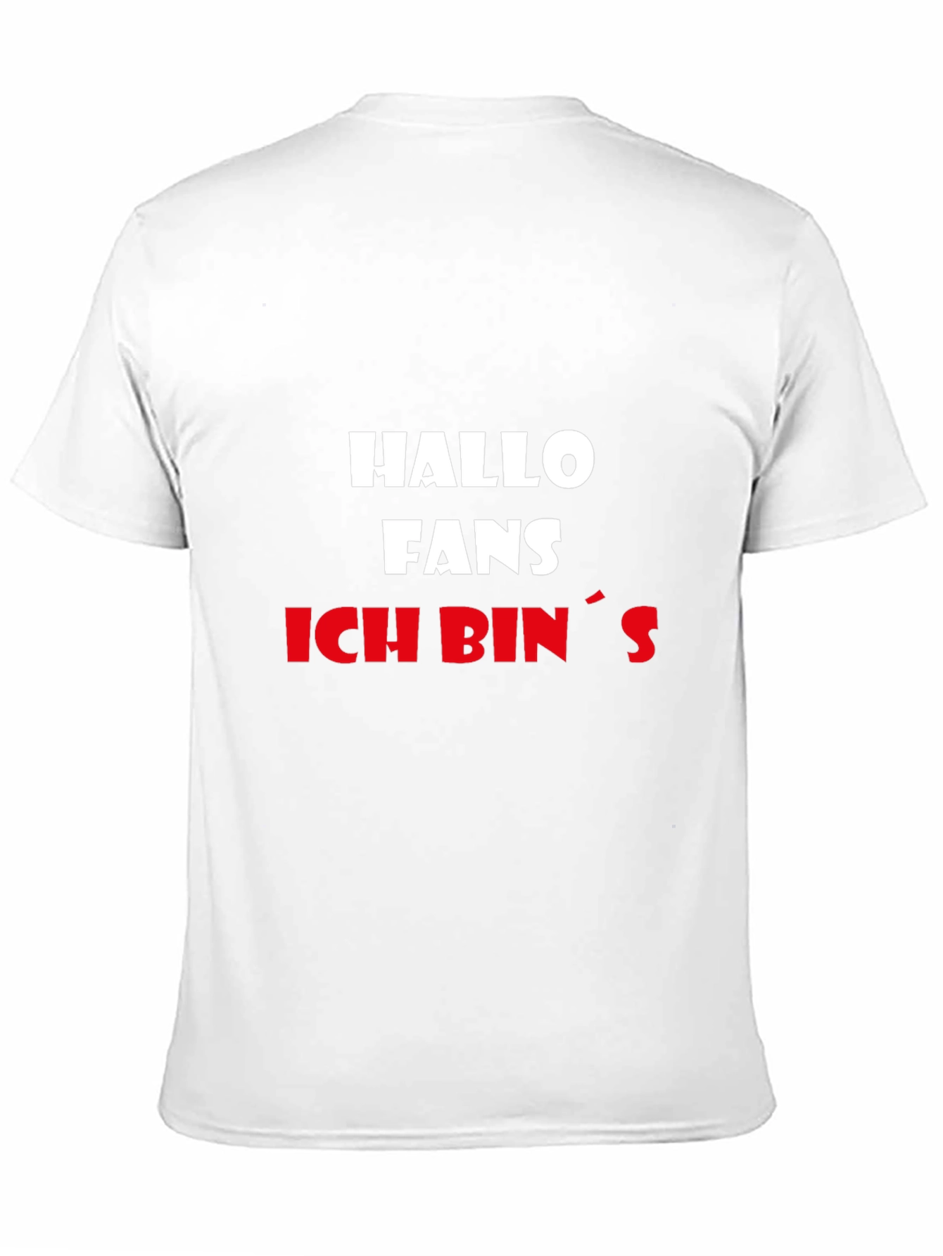 Hallo Fans T-Shirt - Mens Black Graphic Tee