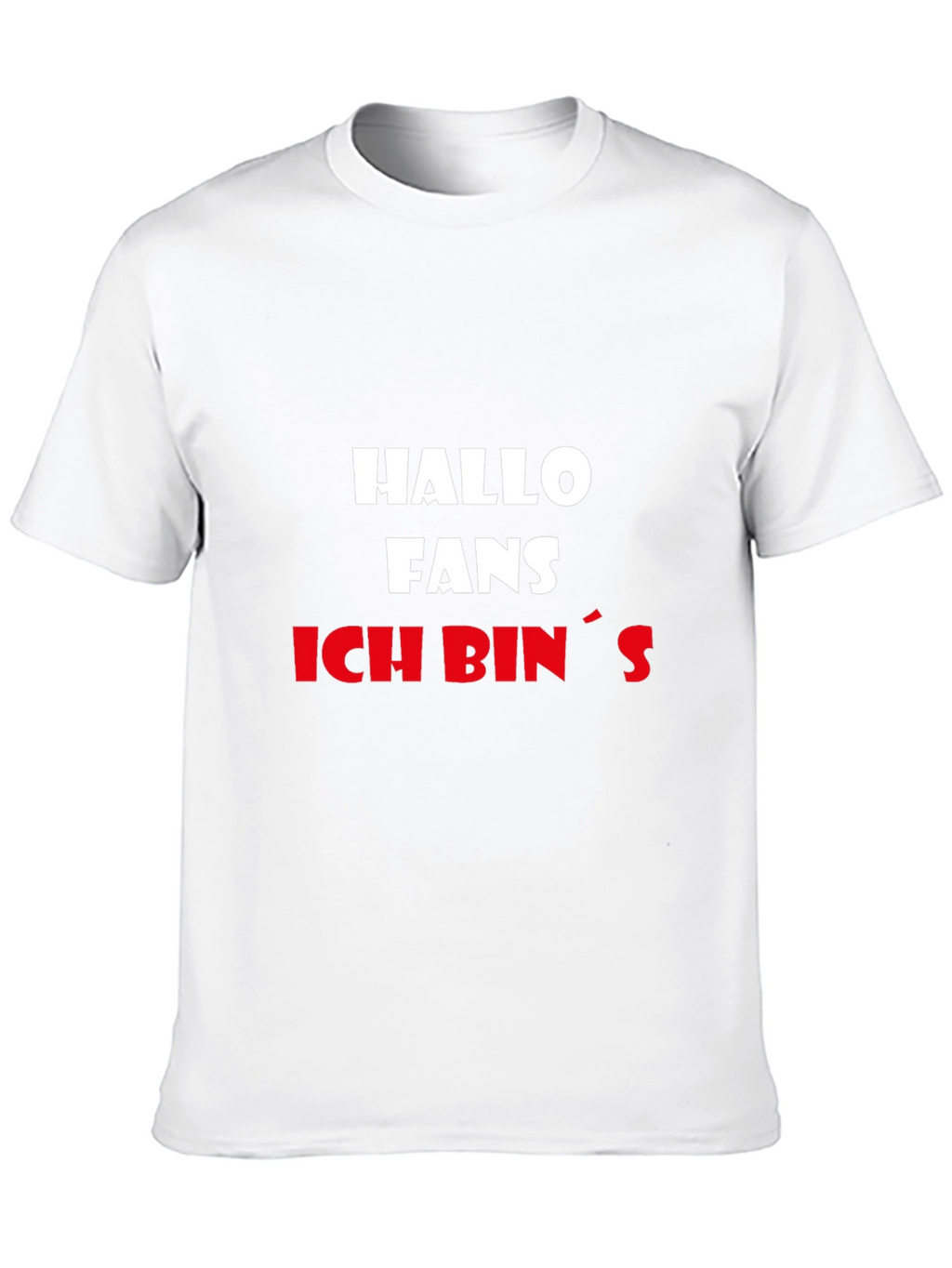 Hallo Fans T-Shirt - Mens Black Graphic Tee