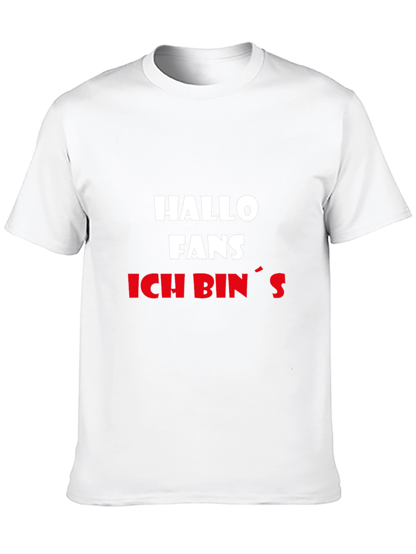 Hallo Fans T-Shirt - Mens Black Graphic Tee