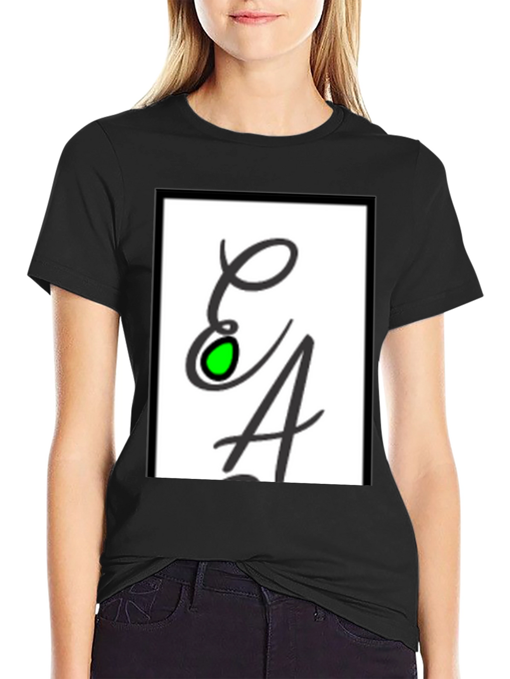 EA Initial Graphic Tee - Stylish Cotton Blend