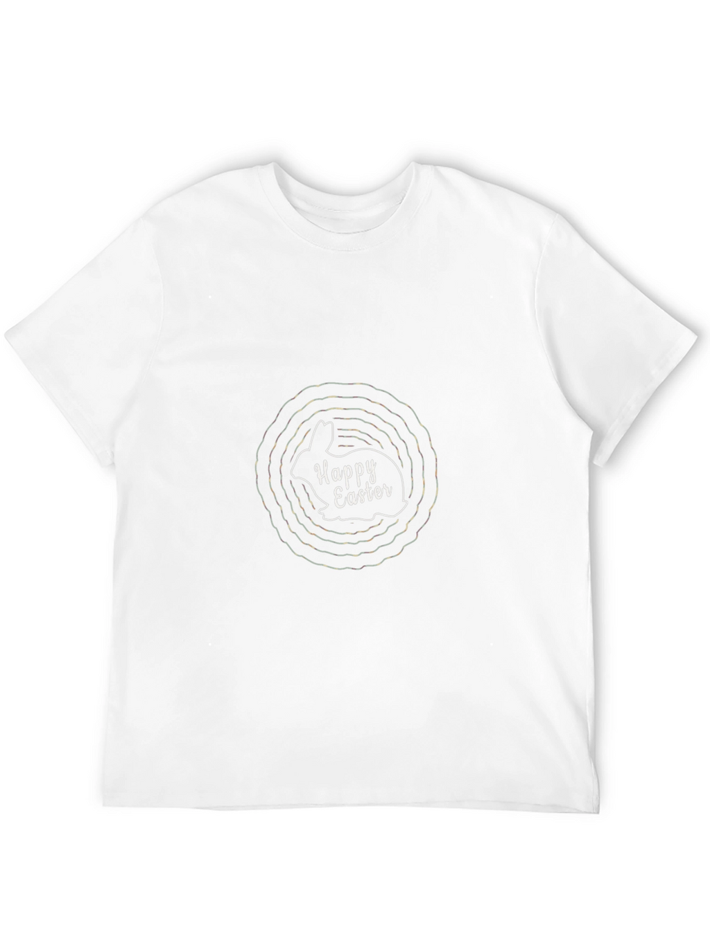 Happy Easter Bunny T-Shirt - Black