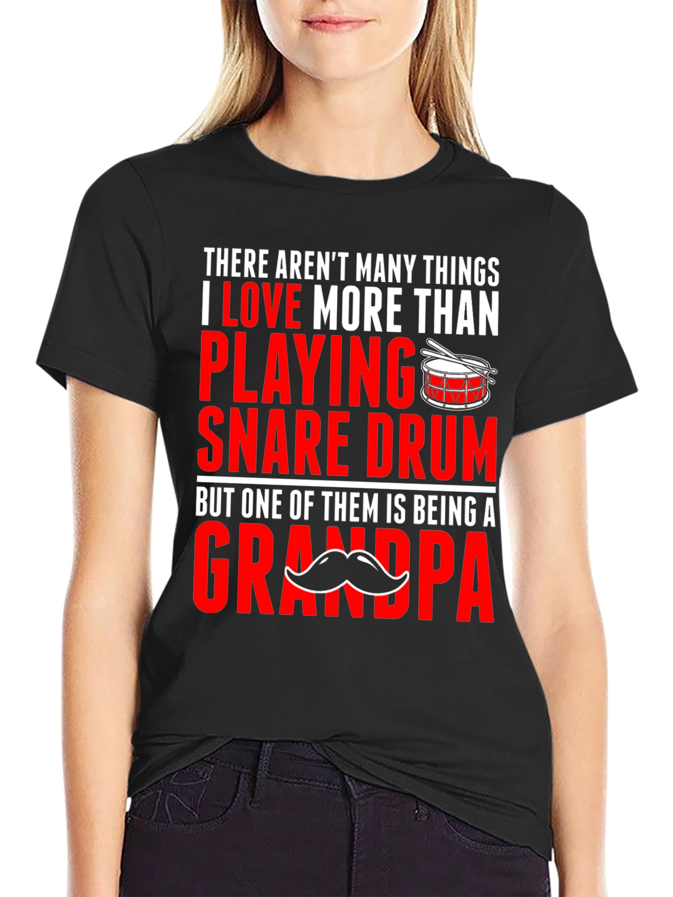 Grandpa Snare Drum Player T-Shirt