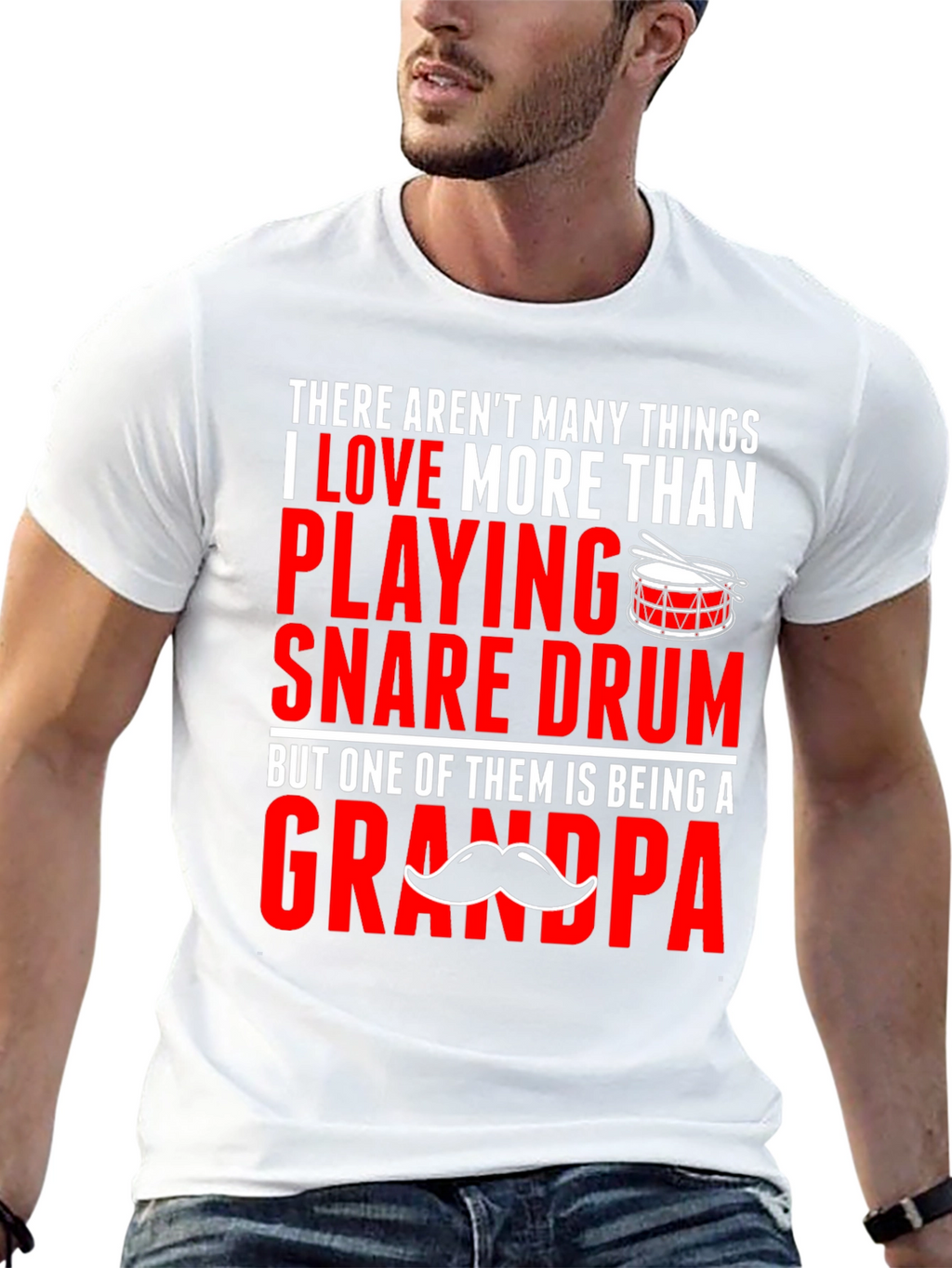 Grandpa Snare Drum Player T-Shirt