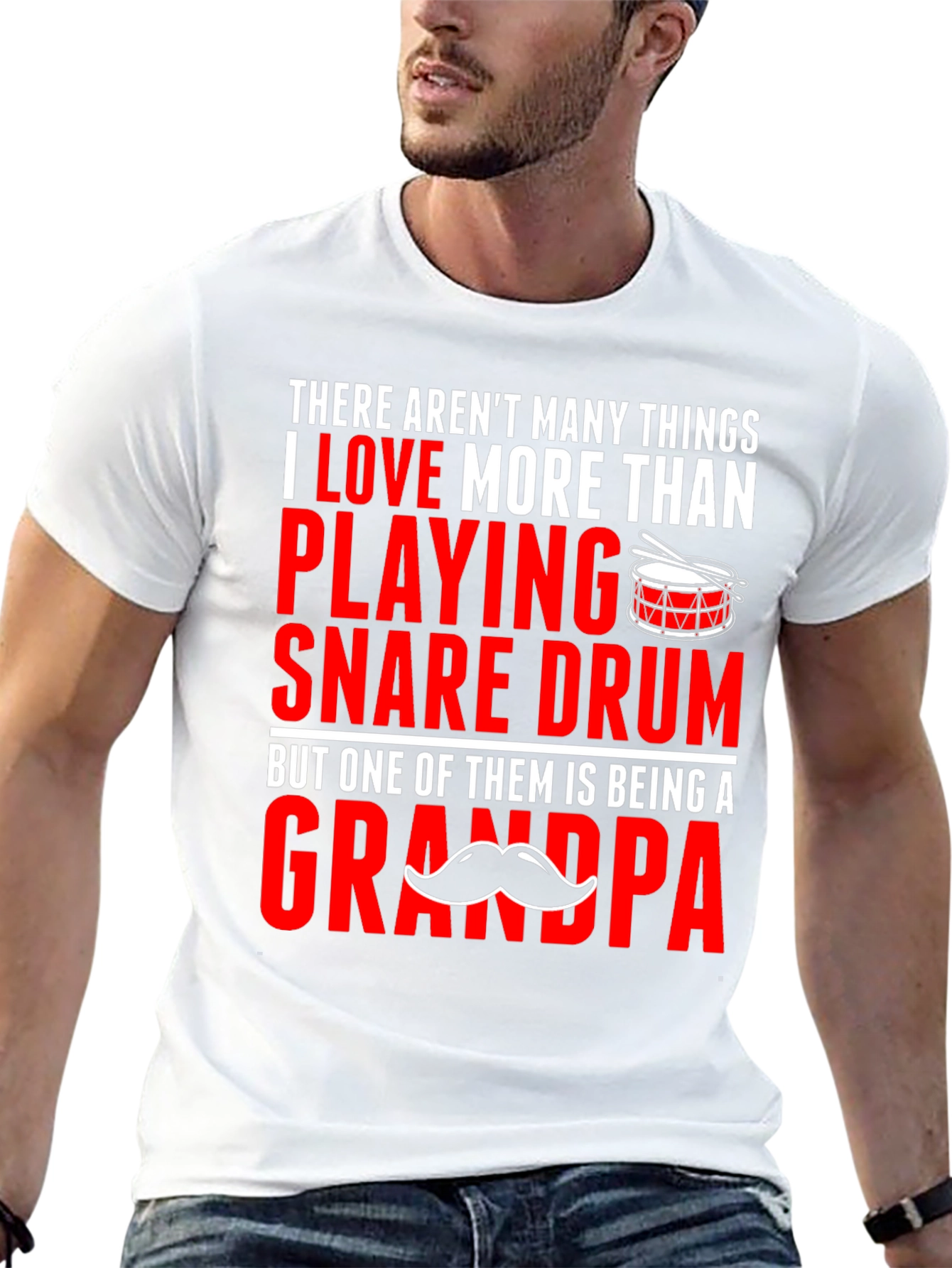 Grandpa Snare Drum Player T-Shirt