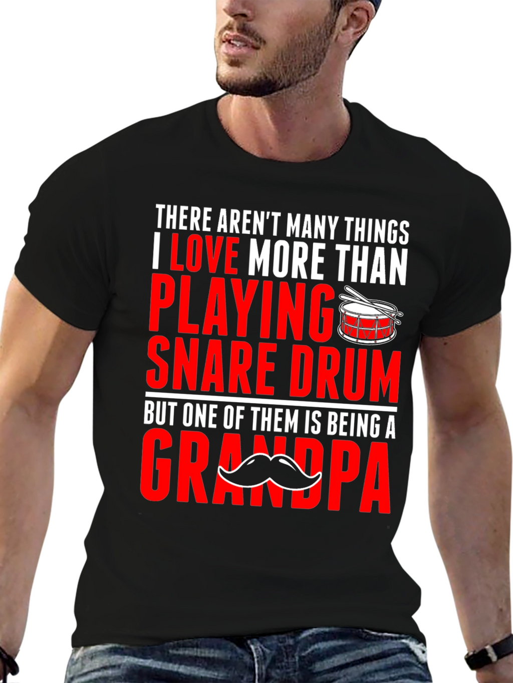 Grandpa Snare Drum Player T-Shirt
