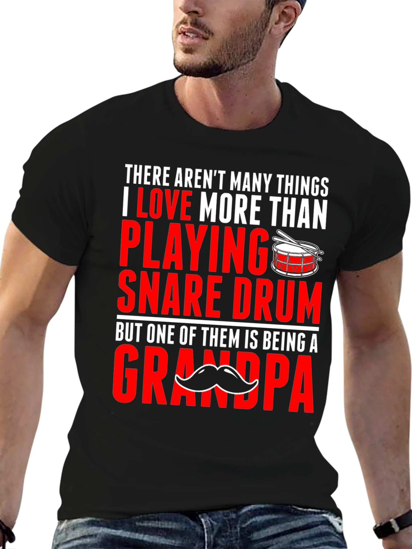 Grandpa Snare Drum Player T-Shirt