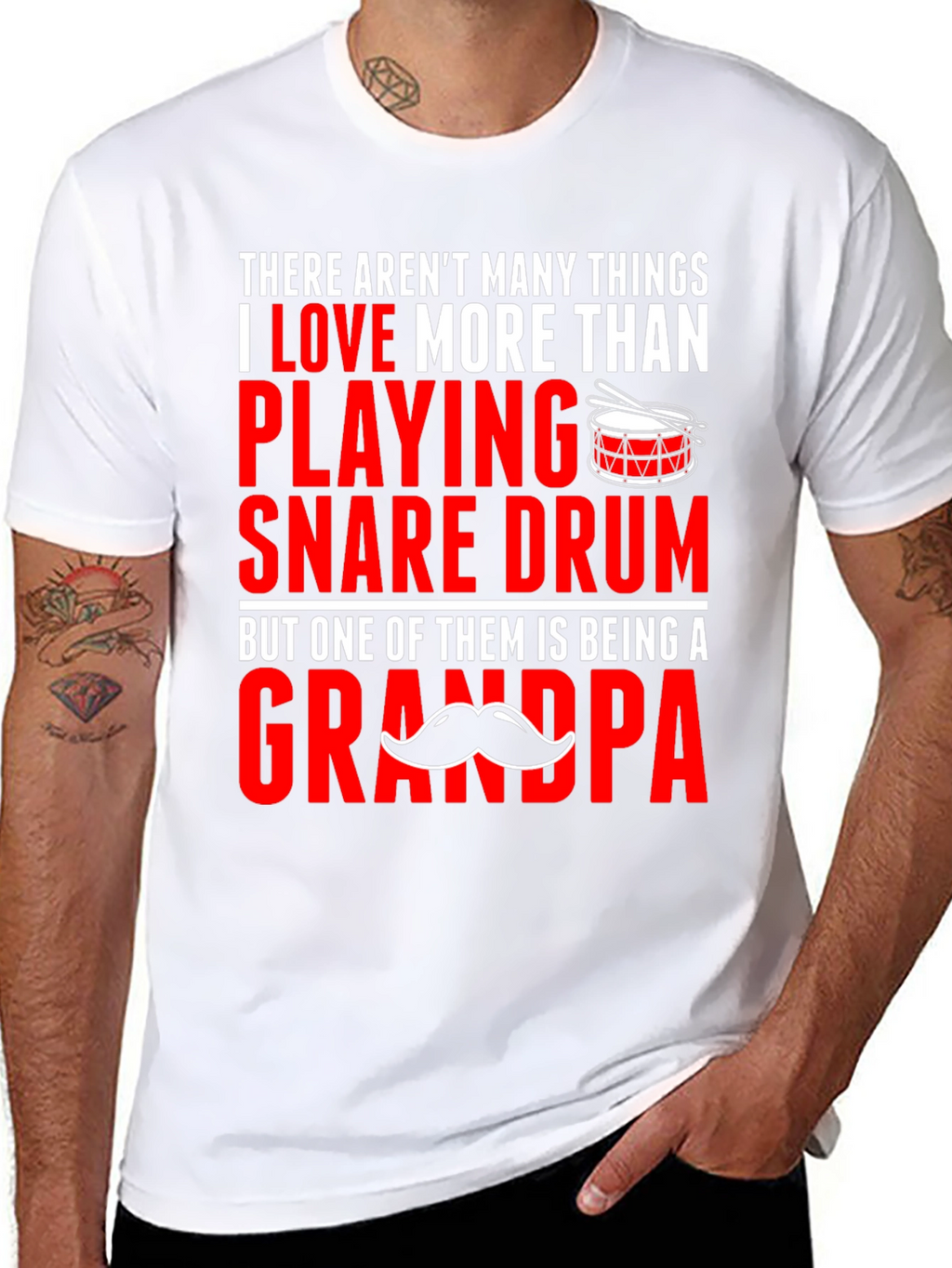 Grandpa Snare Drum Player T-Shirt