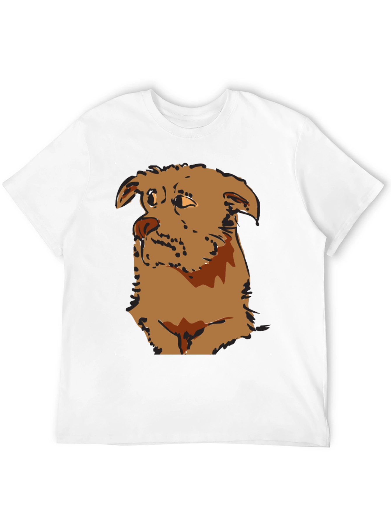 Dog Graphic T-Shirt - Casual Style
