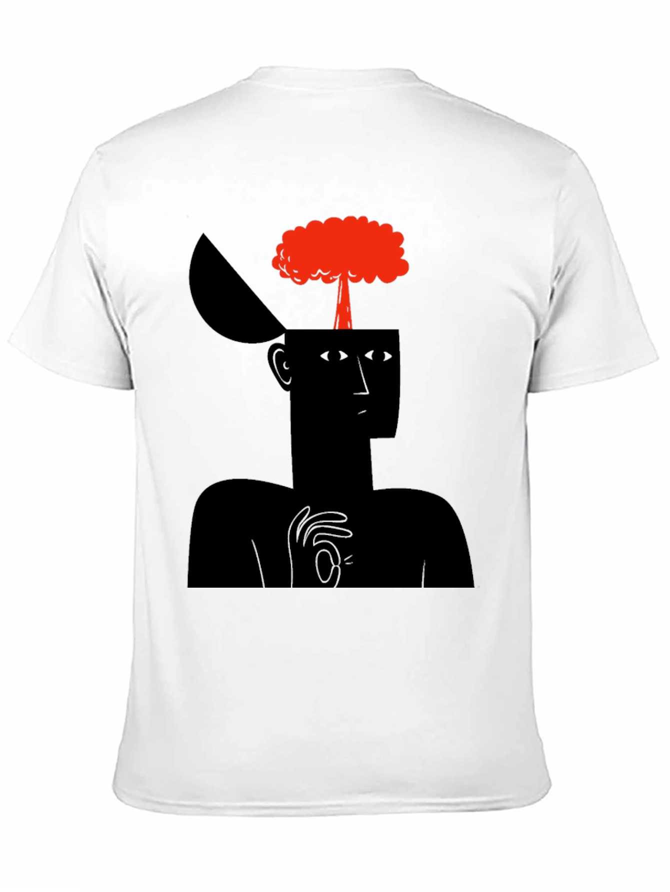 Mind Explosion Graphic Tee - Black Cotton T-Shirt