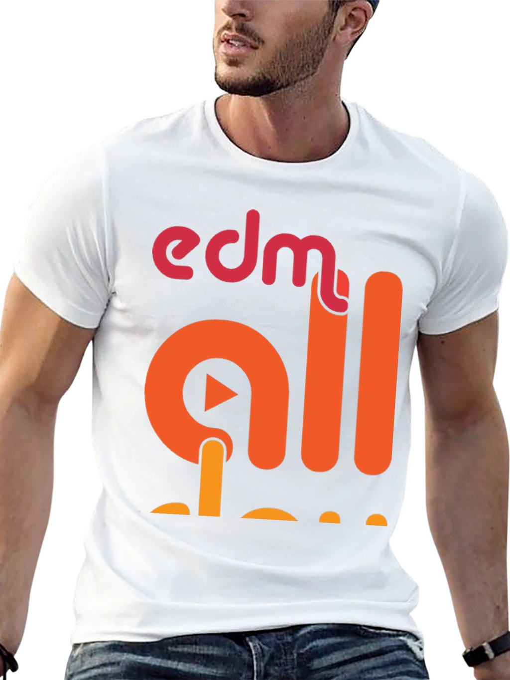 EDM All Day Graphic T-Shirt
