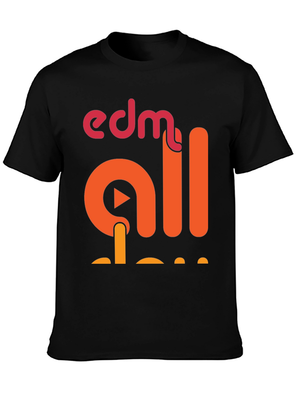 EDM All Day Graphic T-Shirt