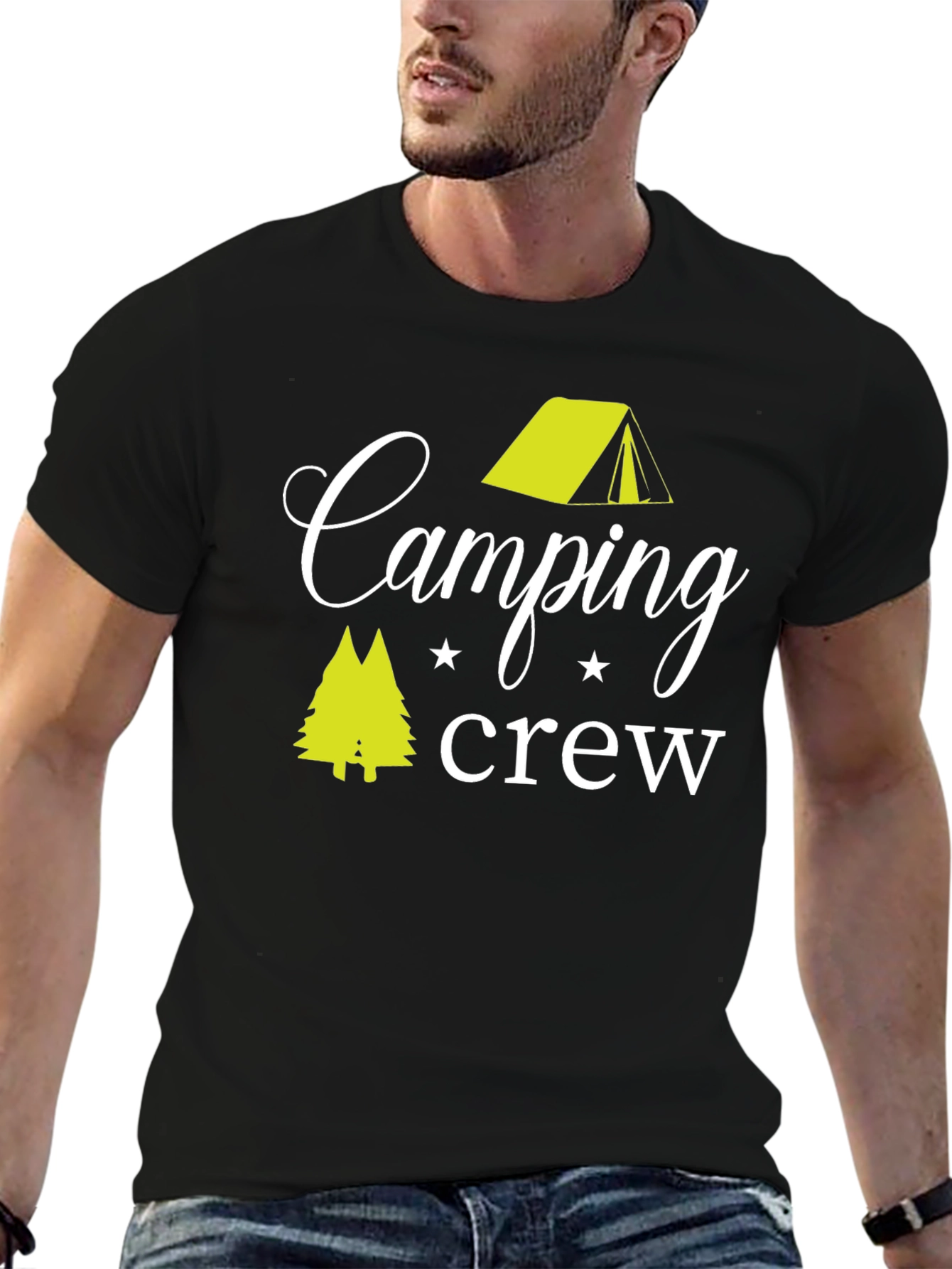 Camping Crew Graphic Tee - Adventure Ready Shirt