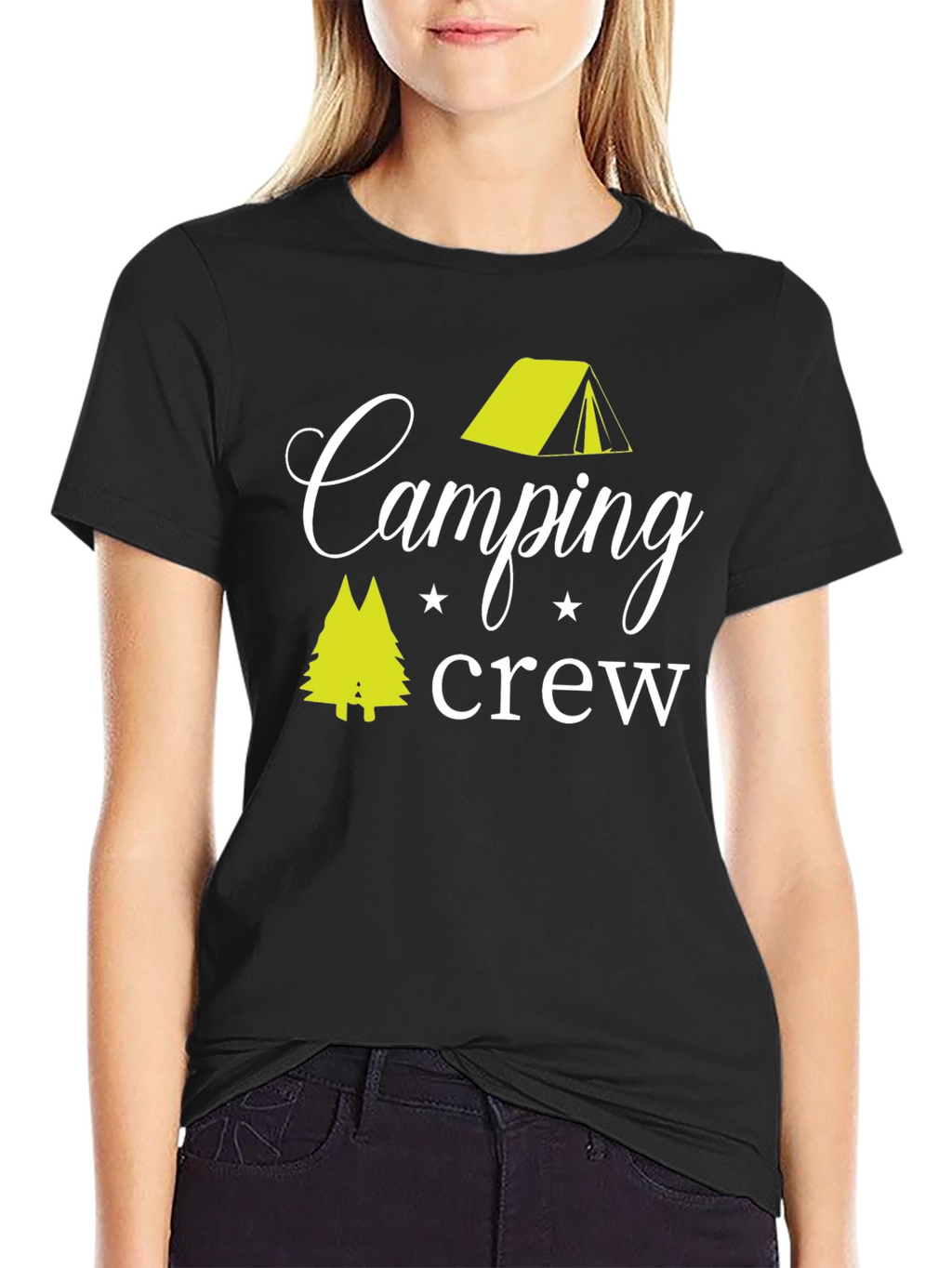 Camping Crew Graphic Tee - Adventure Ready Shirt