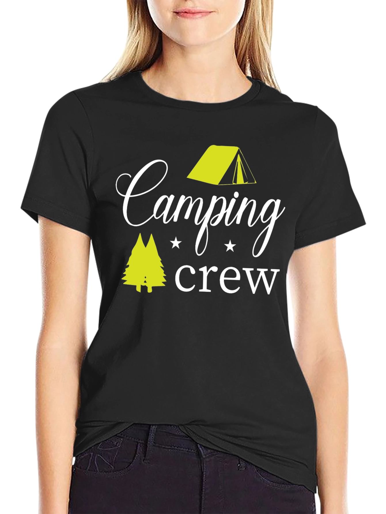 Camping Crew Graphic Tee - Adventure Ready Shirt