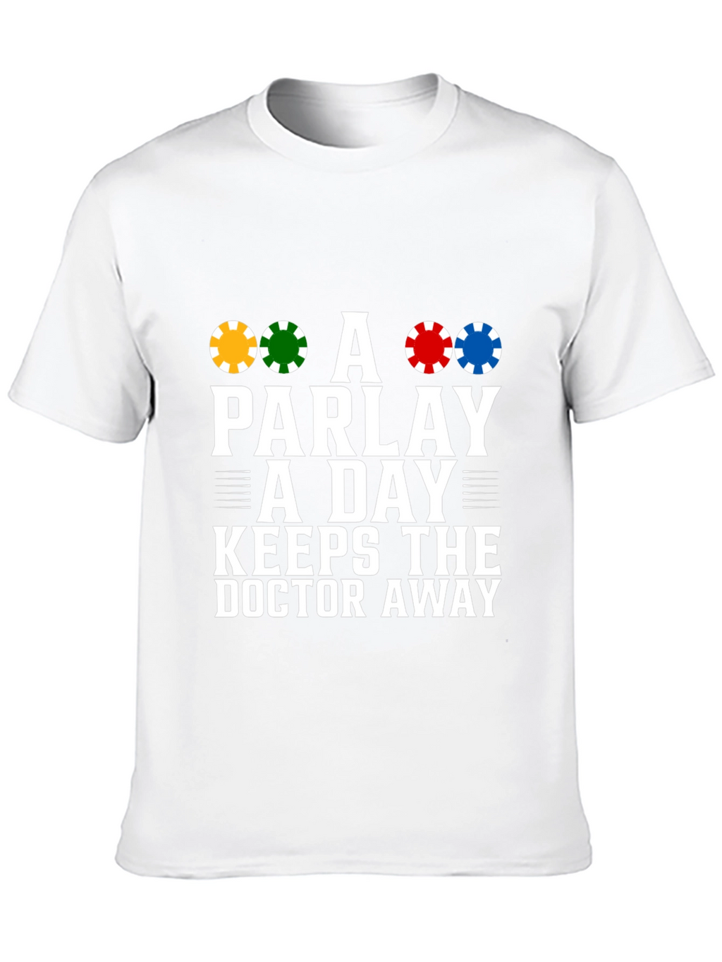 Parlay a Day Graphic Tee - Lucky Gambling T-Shirt