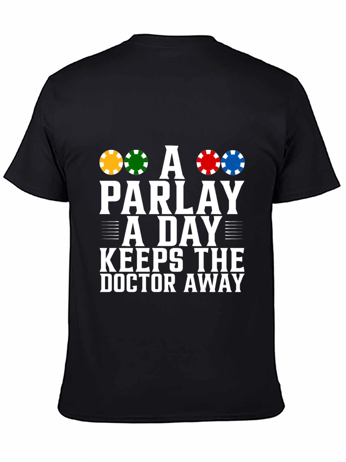 Parlay a Day Graphic Tee - Lucky Gambling T-Shirt