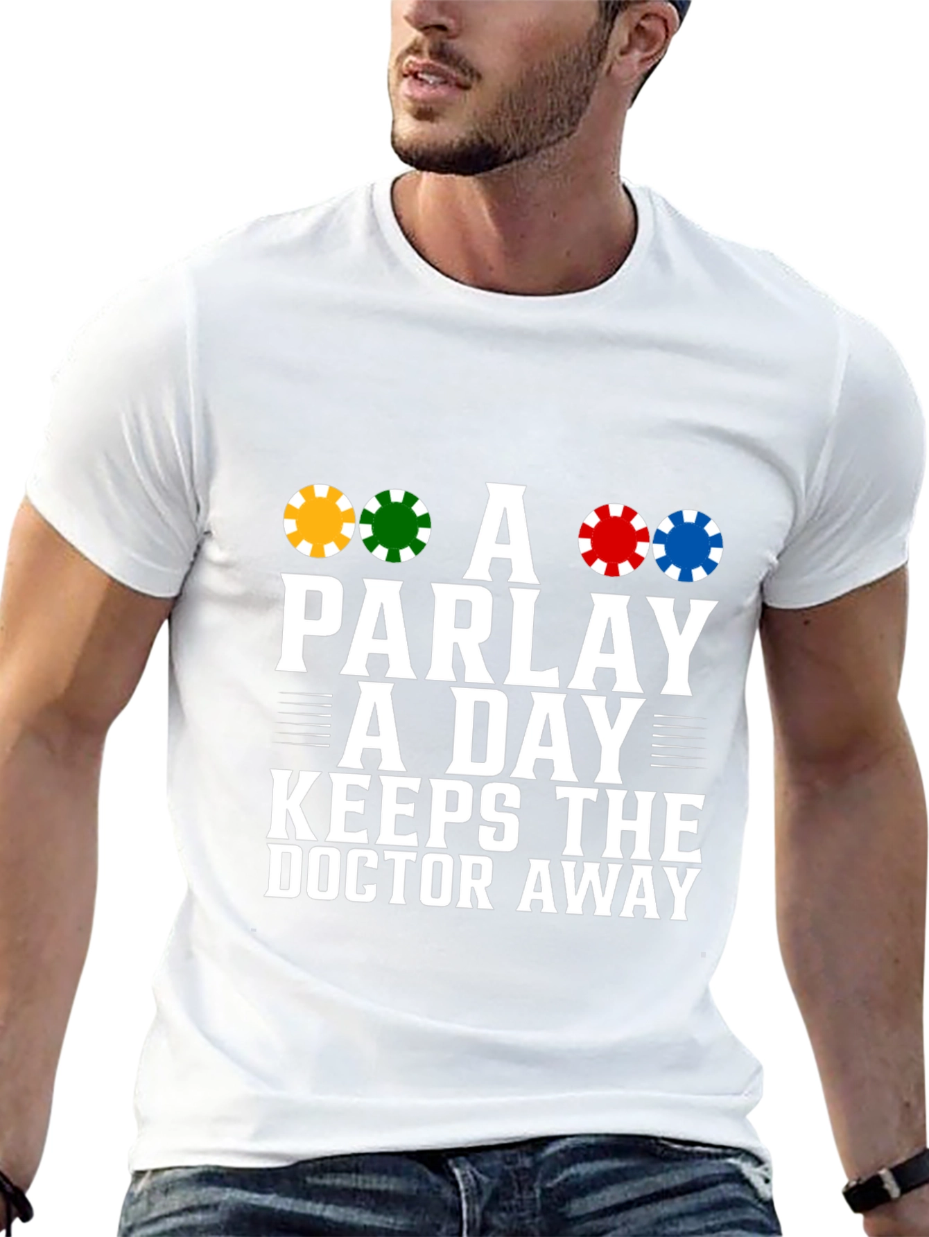 Parlay a Day Graphic Tee - Lucky Gambling T-Shirt