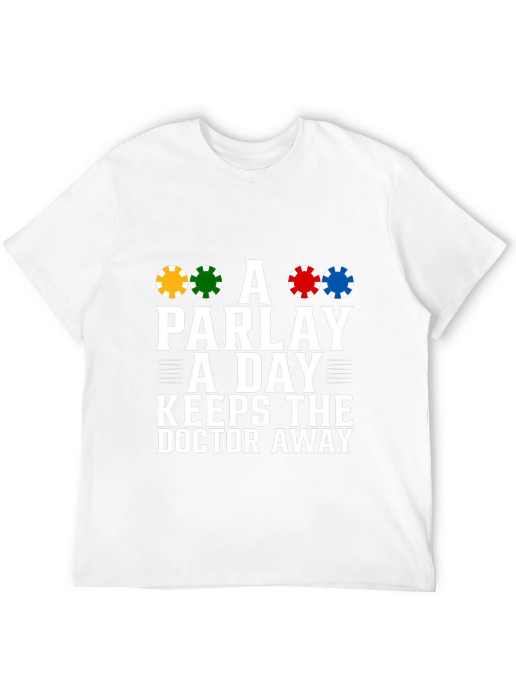 Parlay a Day Graphic Tee - Lucky Gambling T-Shirt