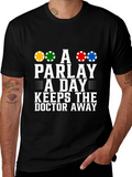 Parlay a Day Graphic Tee - Lucky Gambling T-Shirt