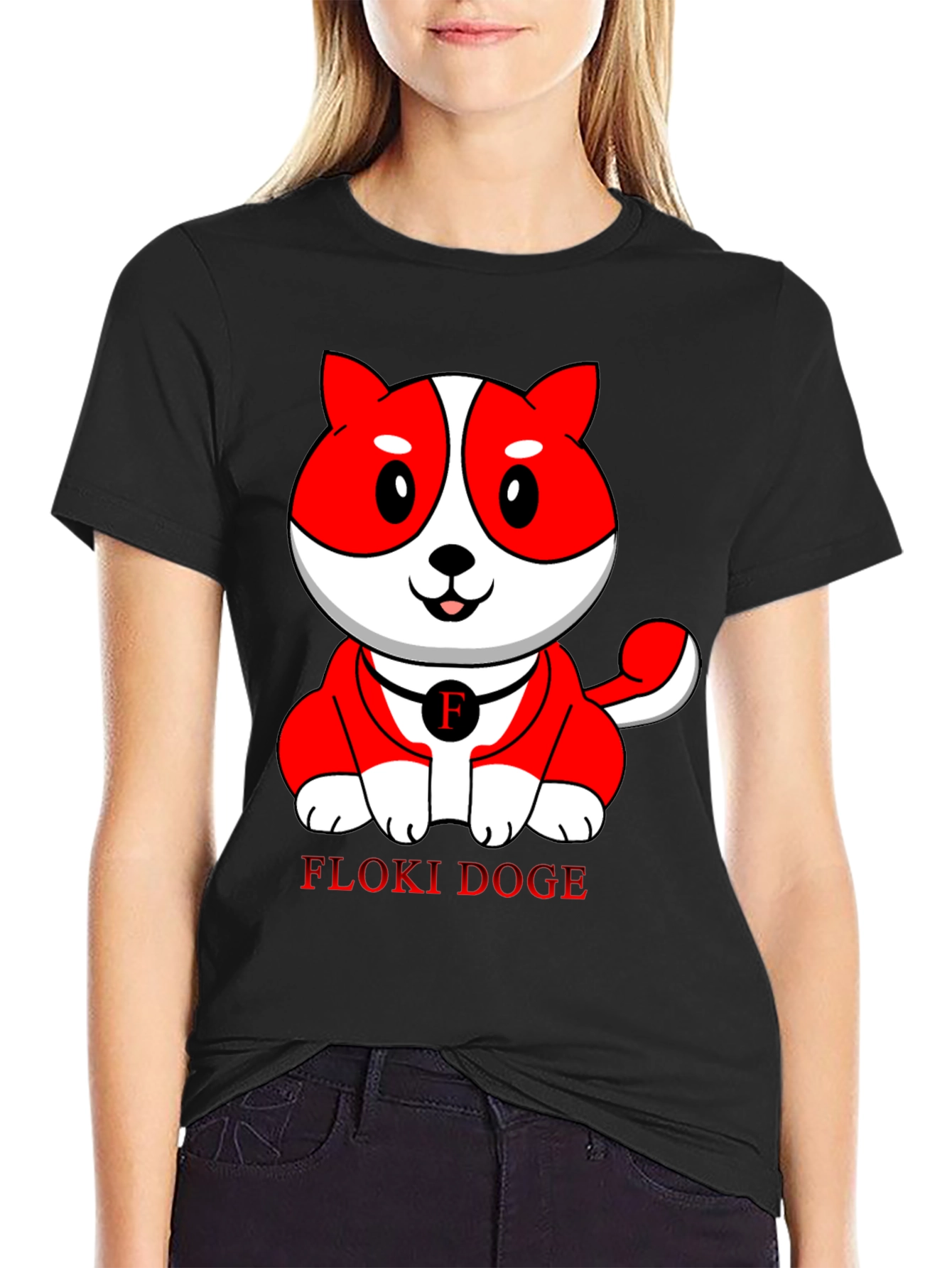 Floki Doge Black T-Shirt