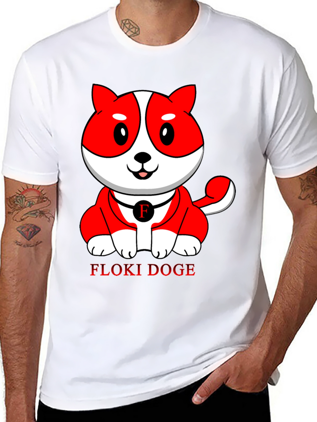 Floki Doge Black T-Shirt