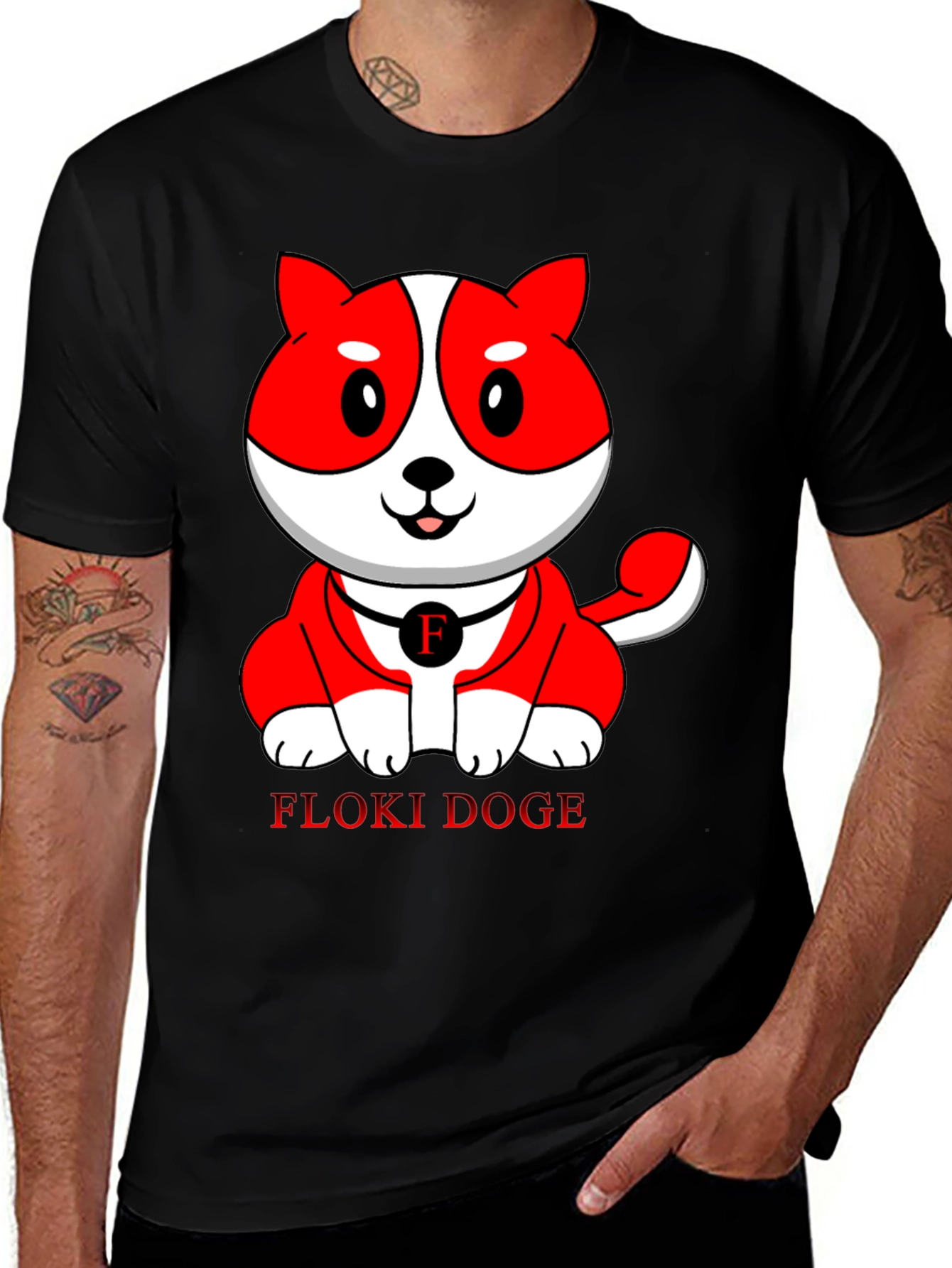 Floki Doge Black T-Shirt