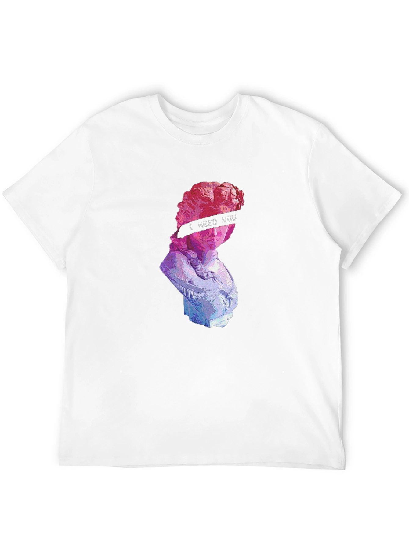 Vaporwave Statue Graphic T-Shirt