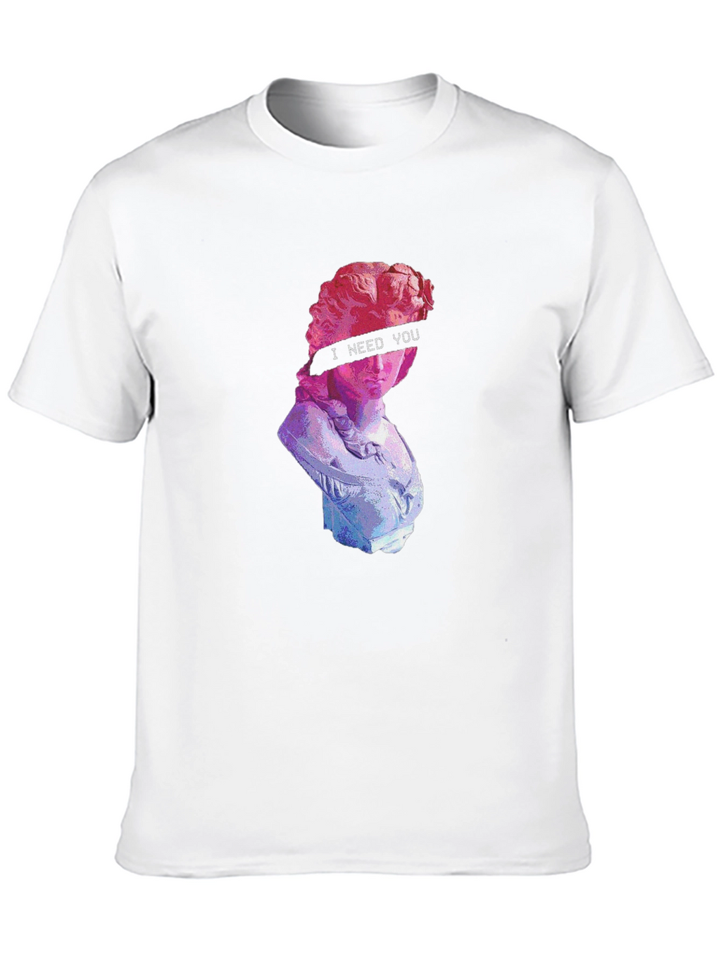 Vaporwave Statue Graphic T-Shirt