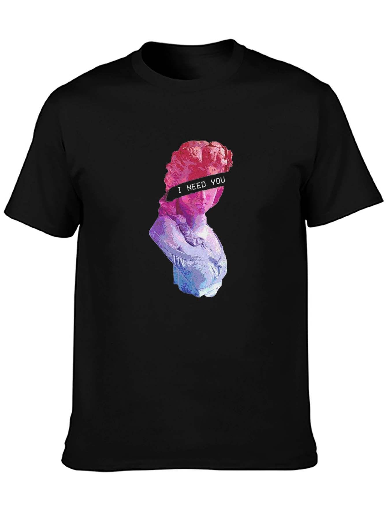Vaporwave Statue Graphic T-Shirt