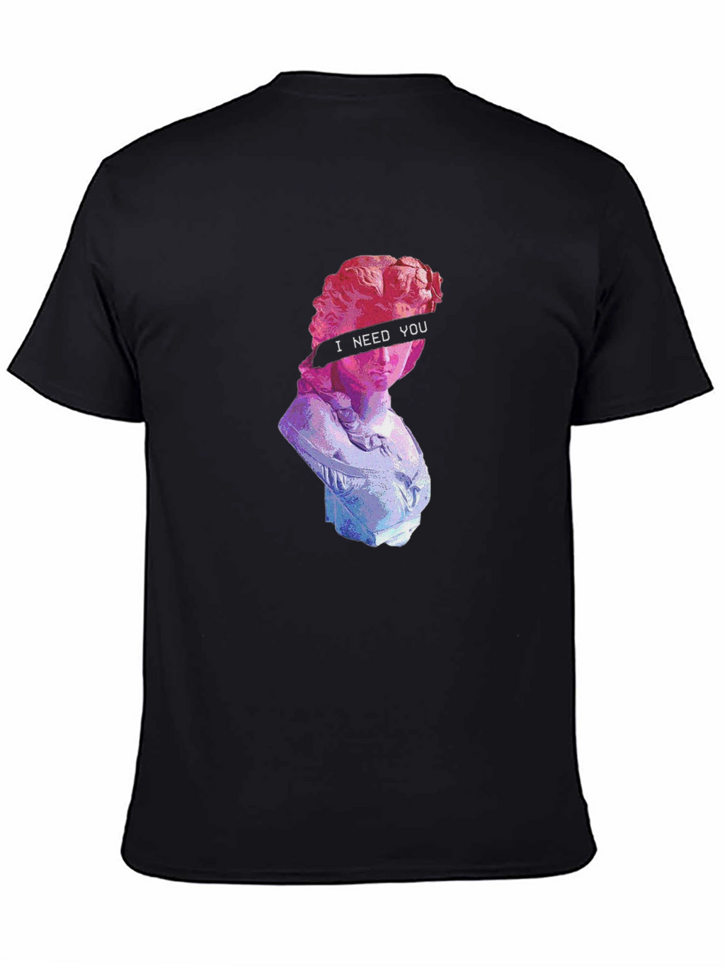 Vaporwave Statue Graphic T-Shirt
