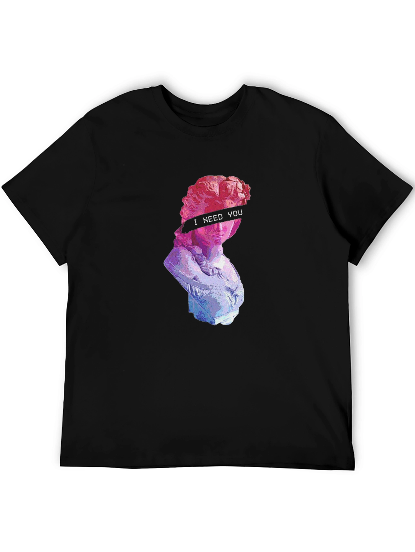 Vaporwave Statue Graphic T-Shirt