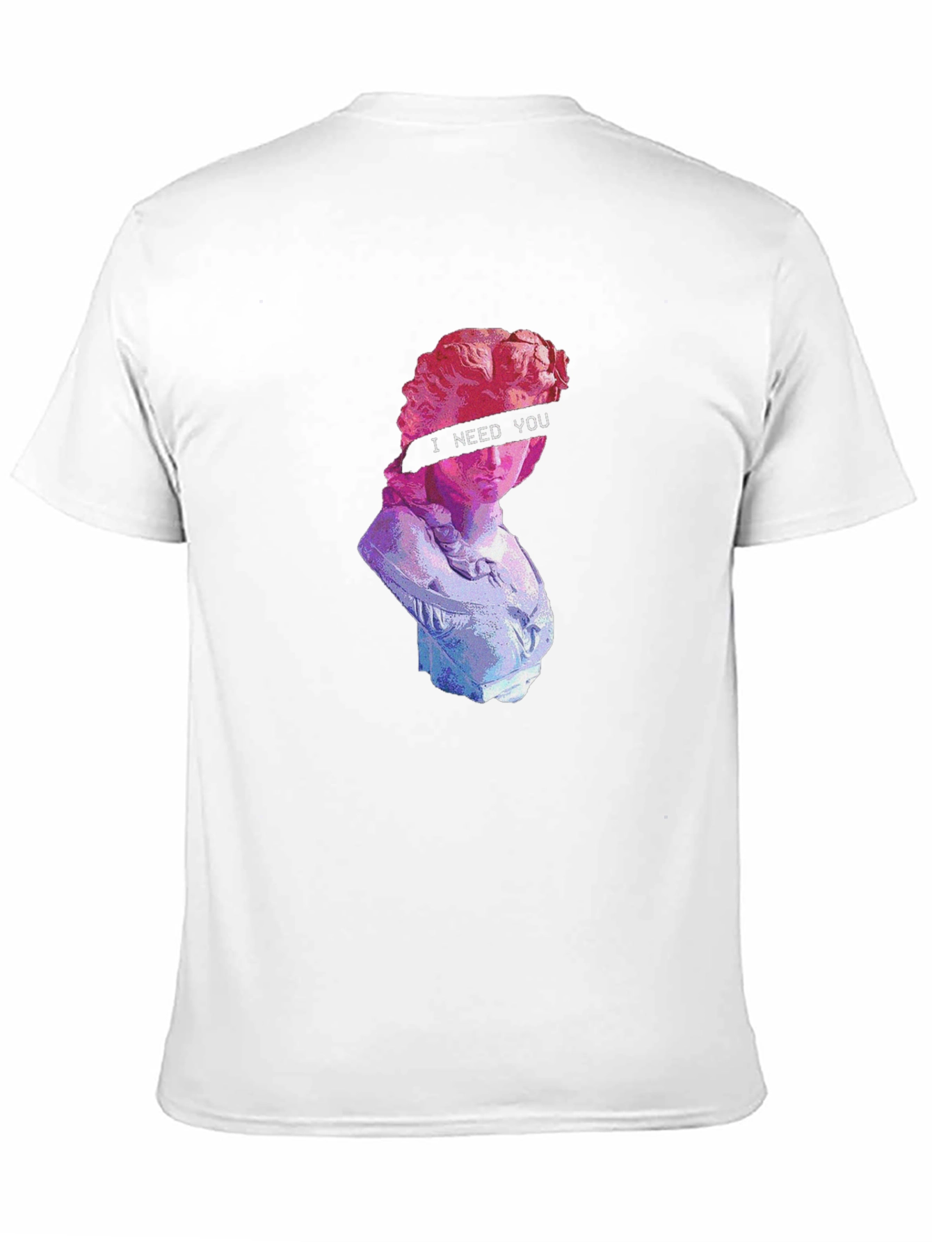 Vaporwave Statue Graphic T-Shirt
