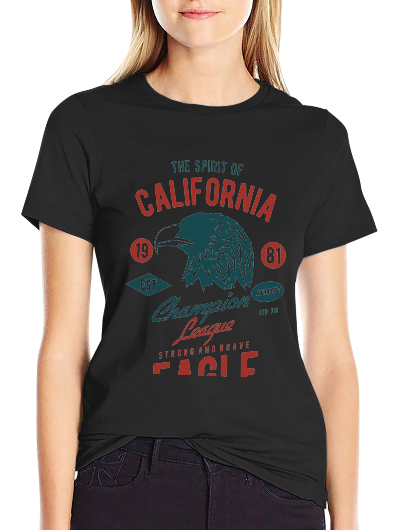 California Eagle Graphic T-Shirt - Champion League