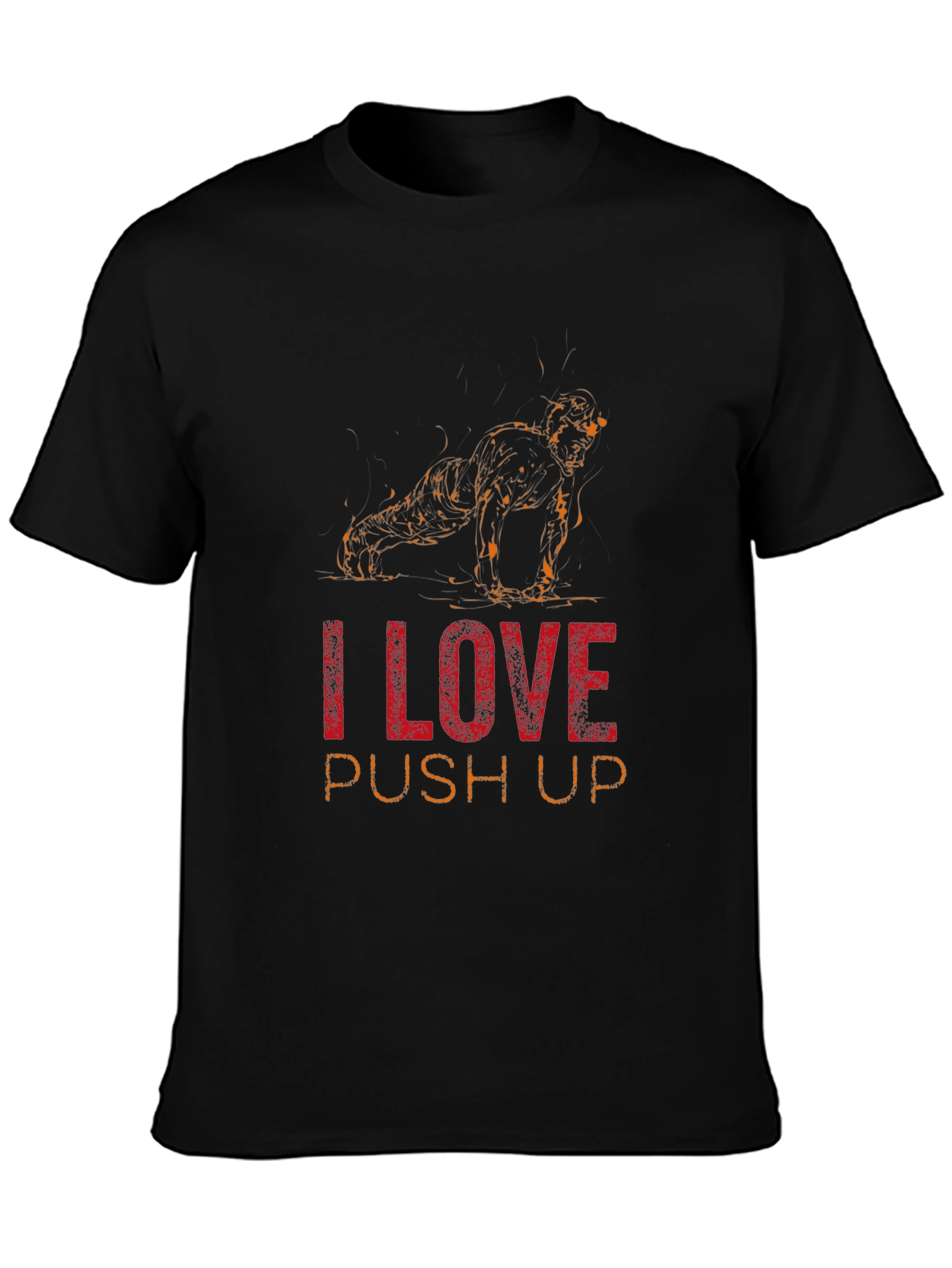 I Love Push Ups Graphic T-Shirt