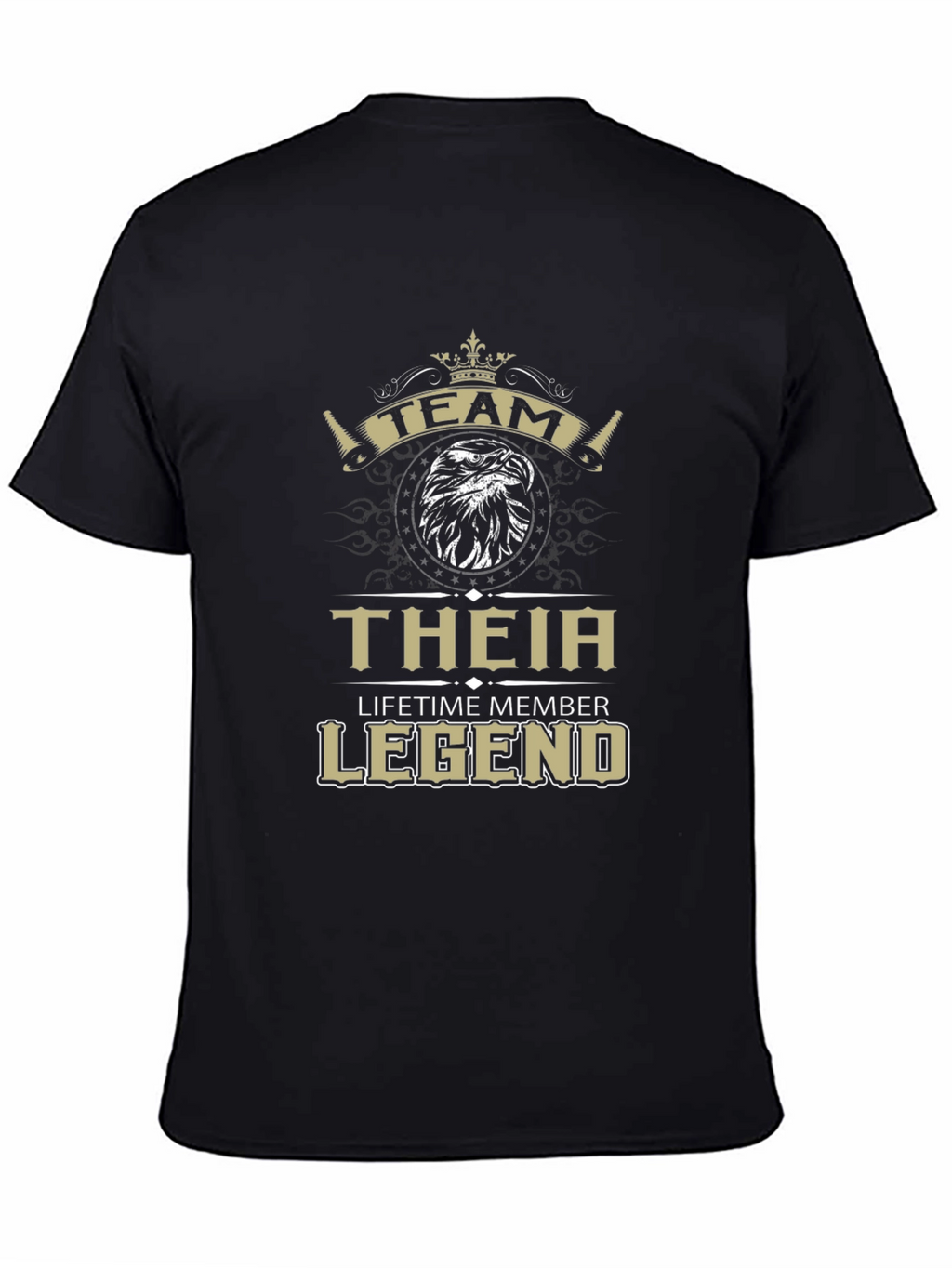 THEIA Legend Tee - Lifetime Member - Black Cotton